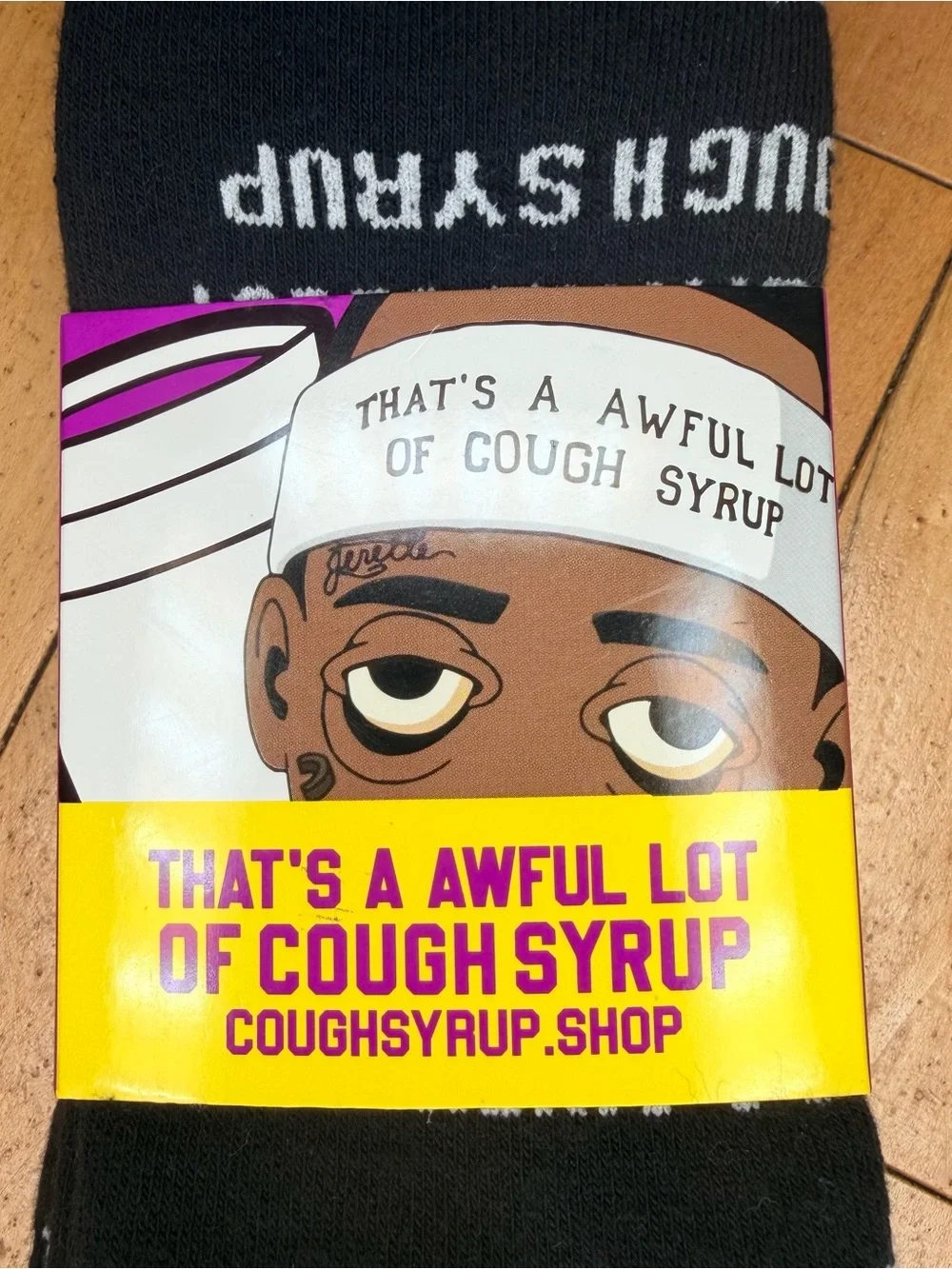 Awful Lot of Cough Syrup That's A Awful Lot Of Cough Syrup Socks